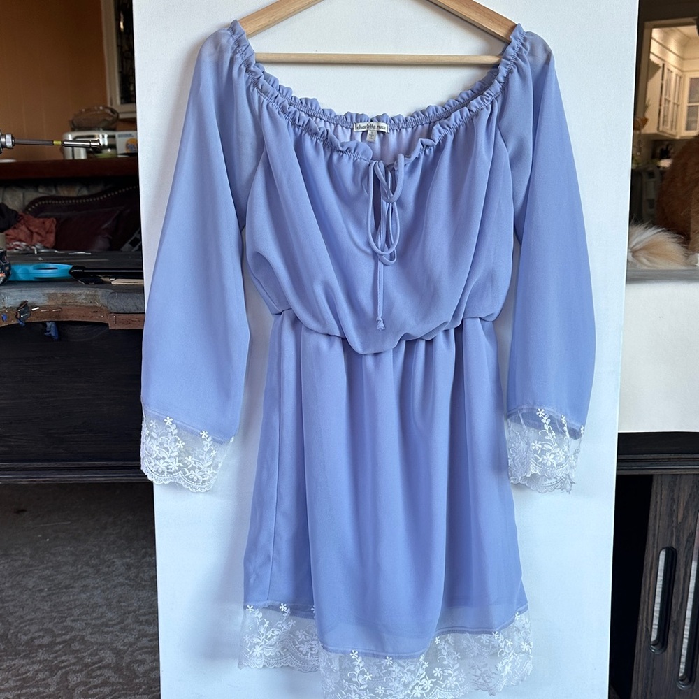Charlotte Russe Lavender Ruffled Dress